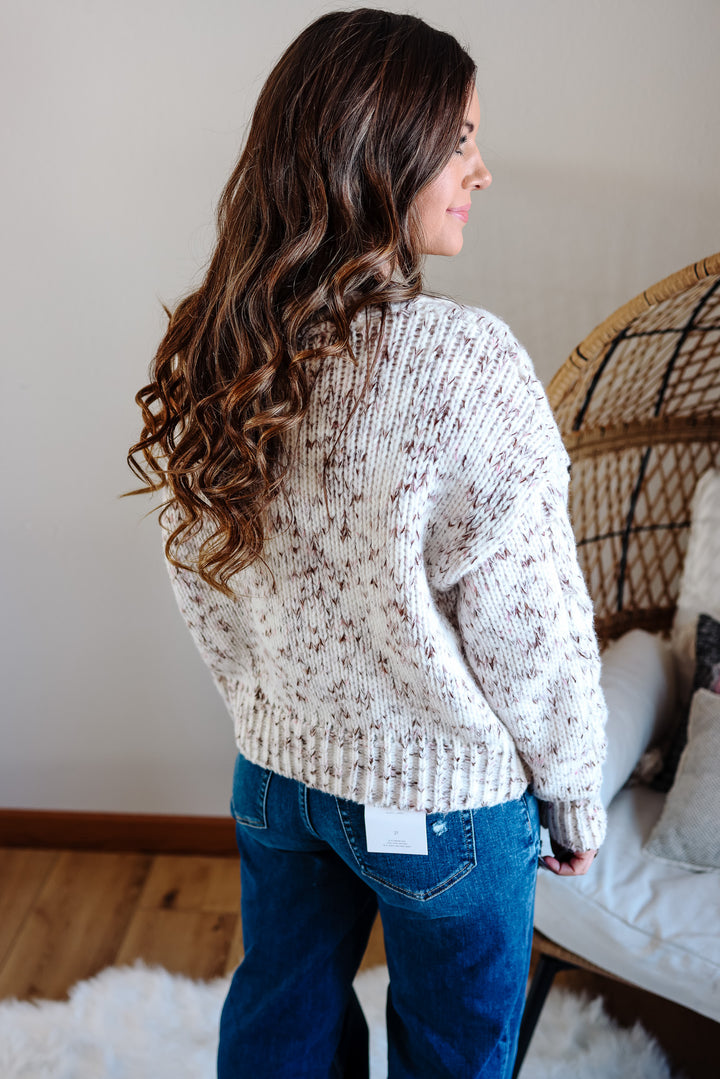 Hartley Chunky Knit Cardigan - Beige