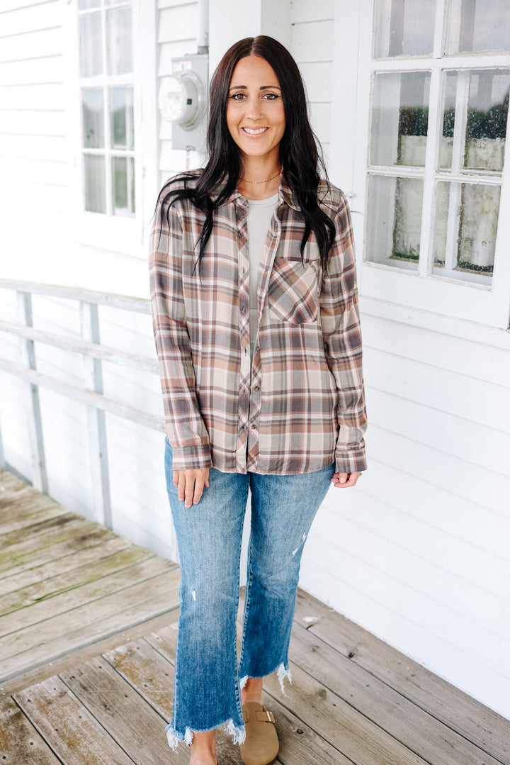 Hallie Button Down Flannel