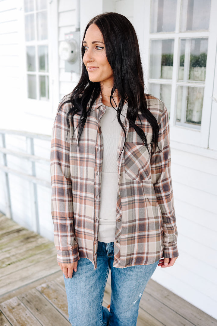 Hallie Button Down Flannel