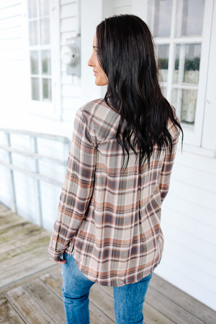 Hallie Button Down Flannel