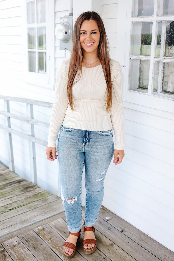 LOVERVET: Tatum Tummy Control Cuffed Jeans