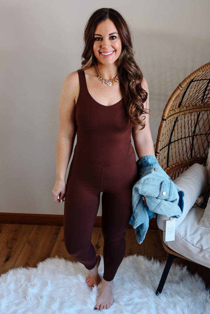 Sloane Legging Jumpsuit - Java