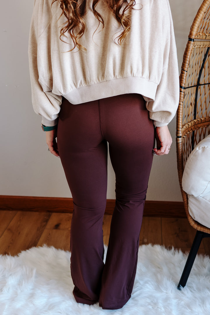 Brielle Flared Yoga Pants - Java