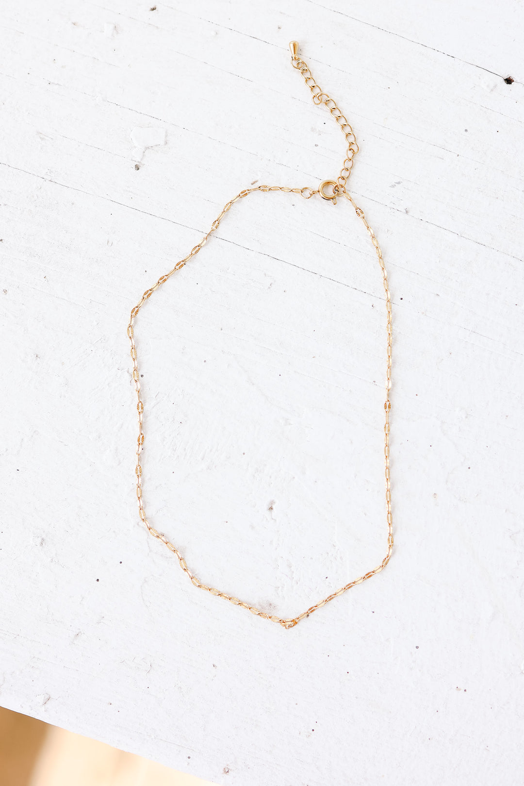 Carambola Dainty Chain Choker Necklace