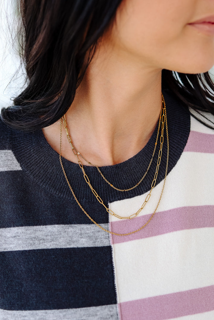 Cece Triple Layer Necklace