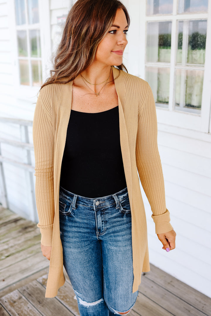 Reyna Duster Cardigan - Mustard