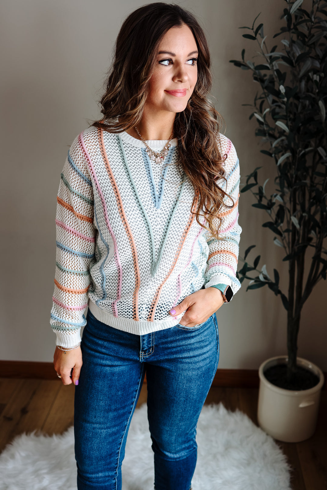 Nova Multi Stripe Sweater