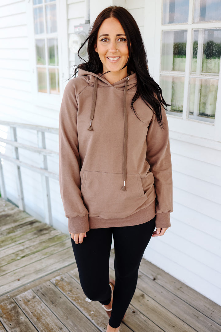 Emersyn Hoodie - Latte Brown