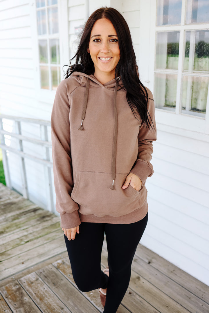 Emersyn Hoodie - Latte Brown