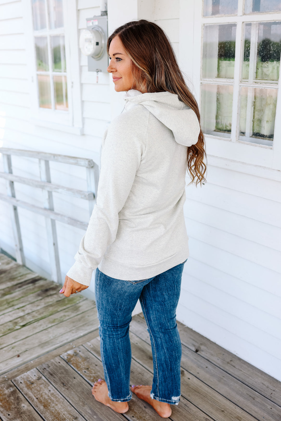 Emersyn Hoodie - Light Grey