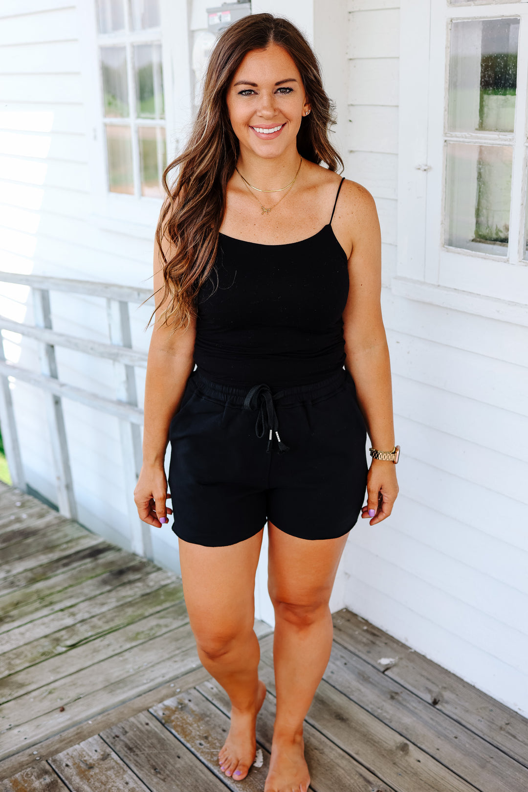 Mila Lounge Shorts - Black