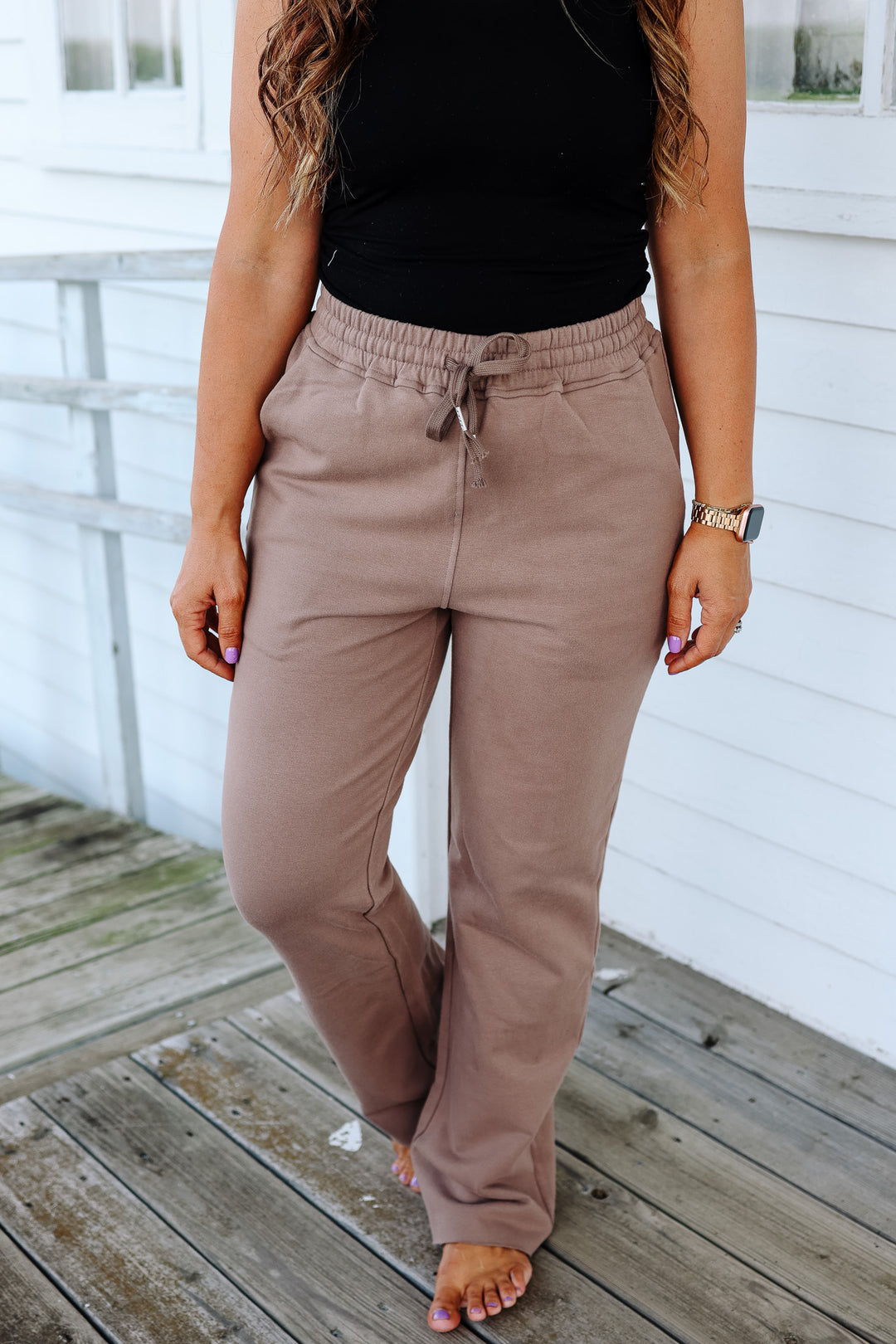 Logan Lounge Pants - Latte Brown