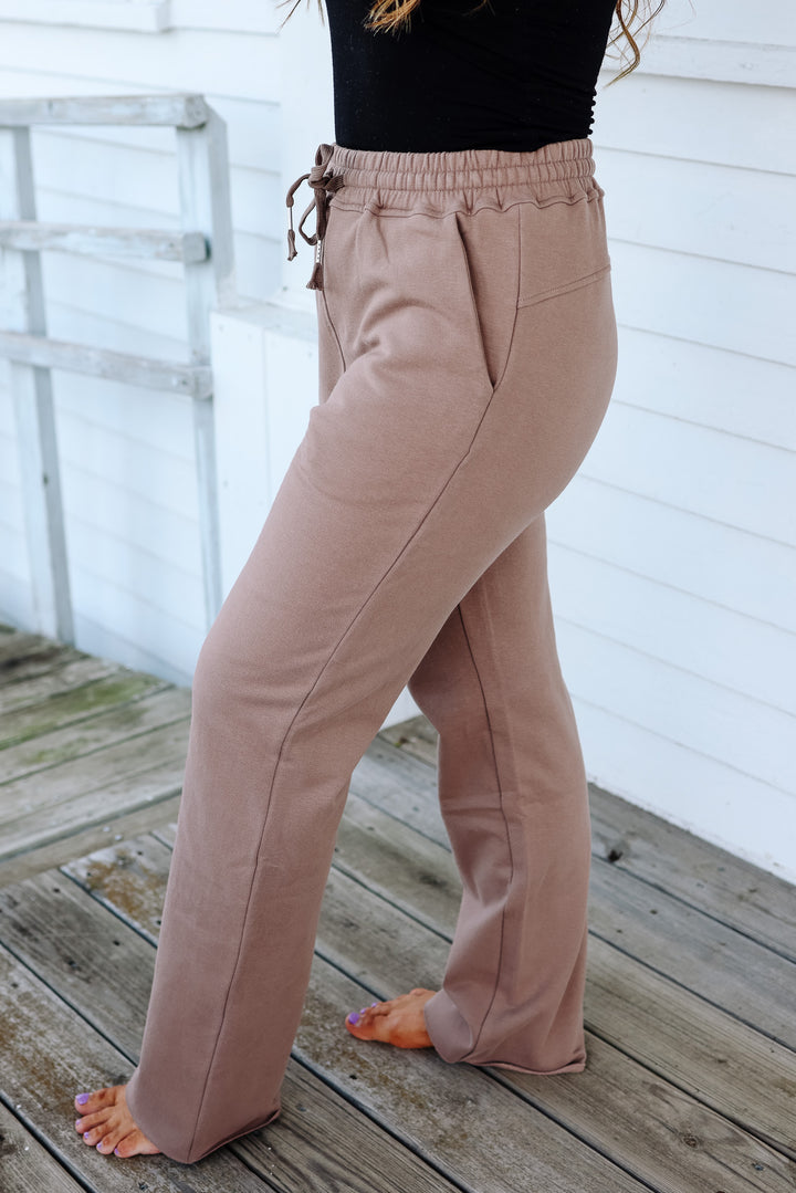 Logan Lounge Pants - Latte Brown