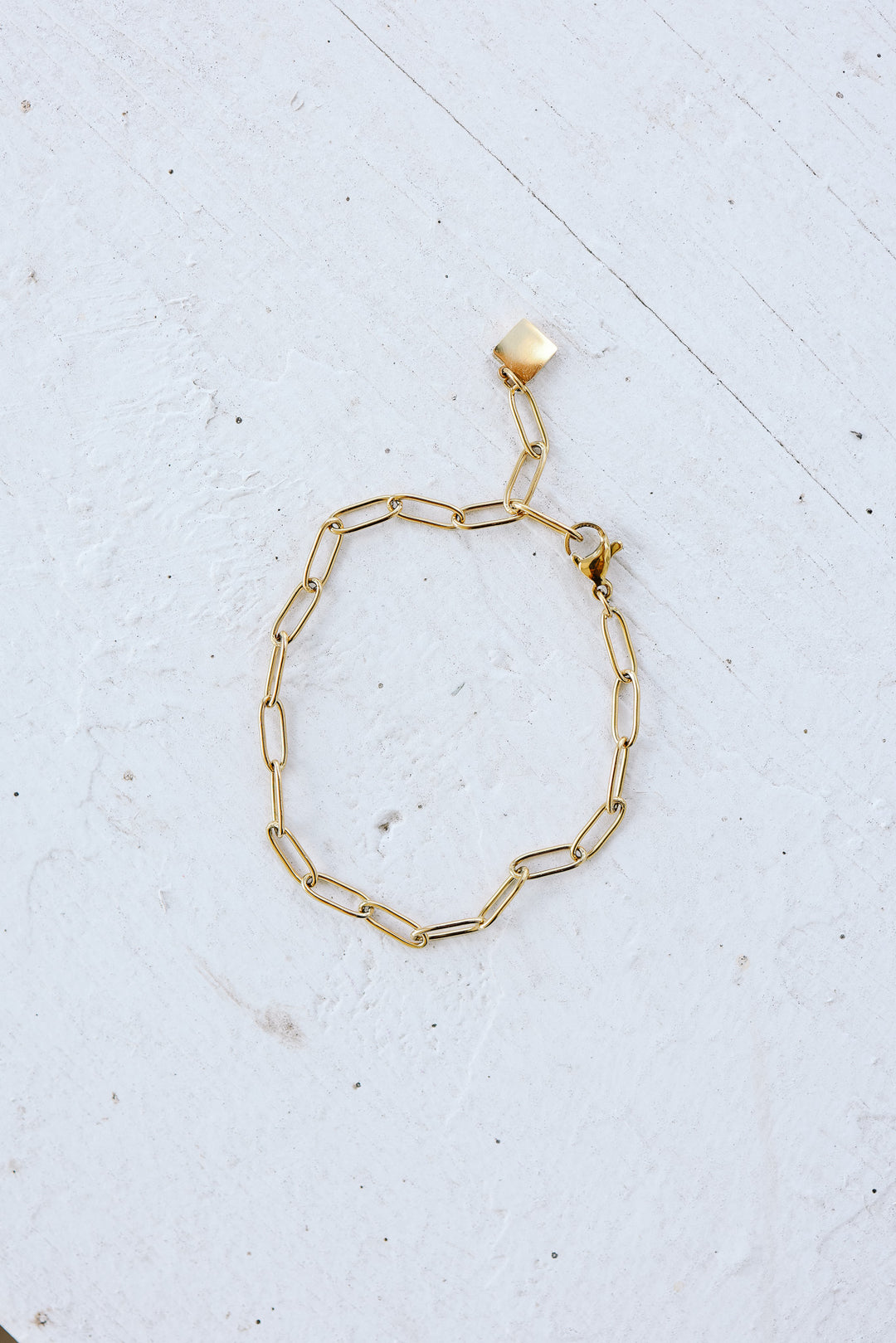 Chain Link Paperclip Bracelet