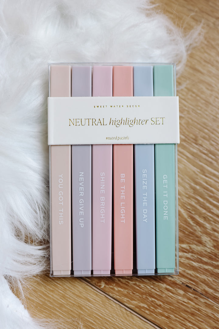 Neutral Highlighter Set