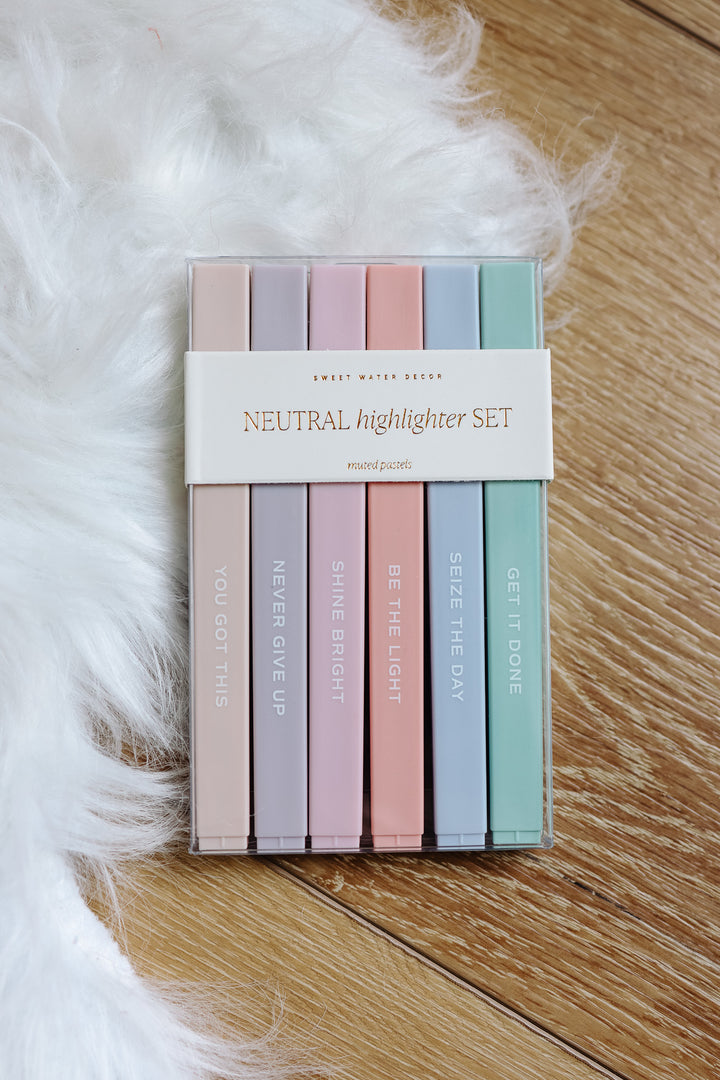 Neutral Highlighter Set