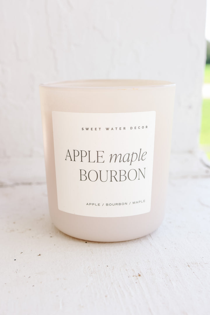 Apple Maple Bourbon 15 oz Soy Candle