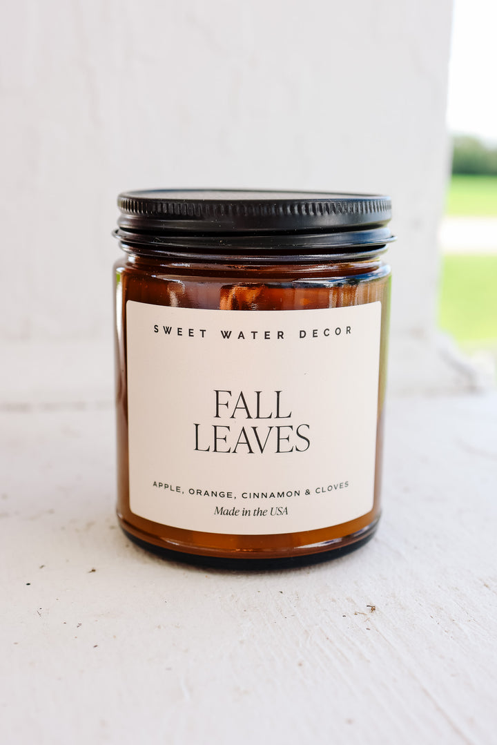 Fall Leaves 9 oz Soy Candle