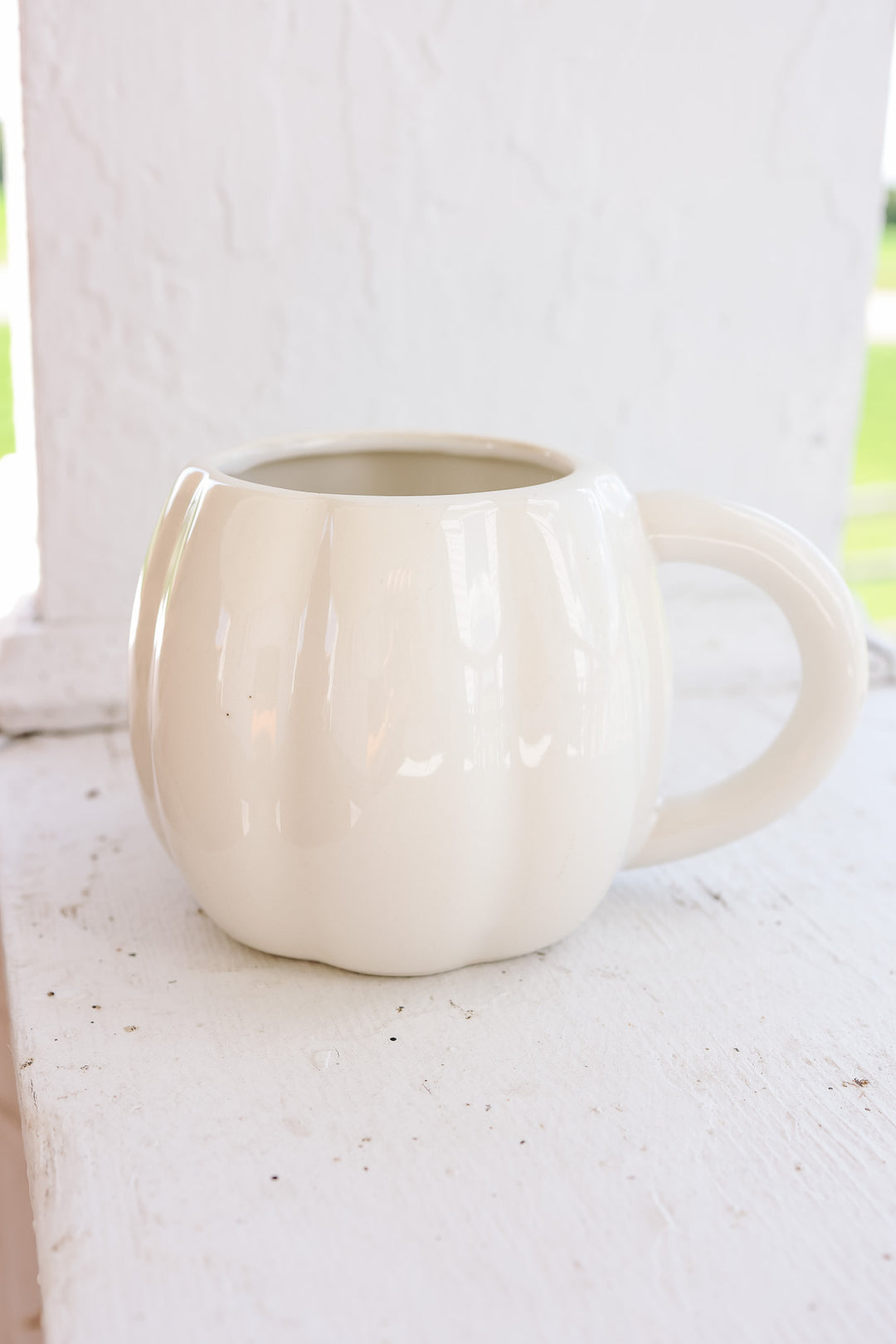 Cream Pumpkin Coffee Mug