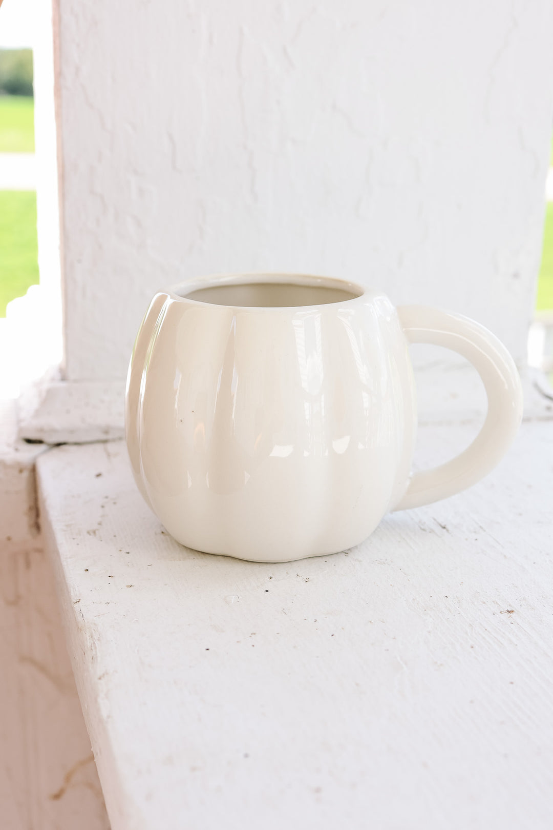 Cream Pumpkin Coffee Mug