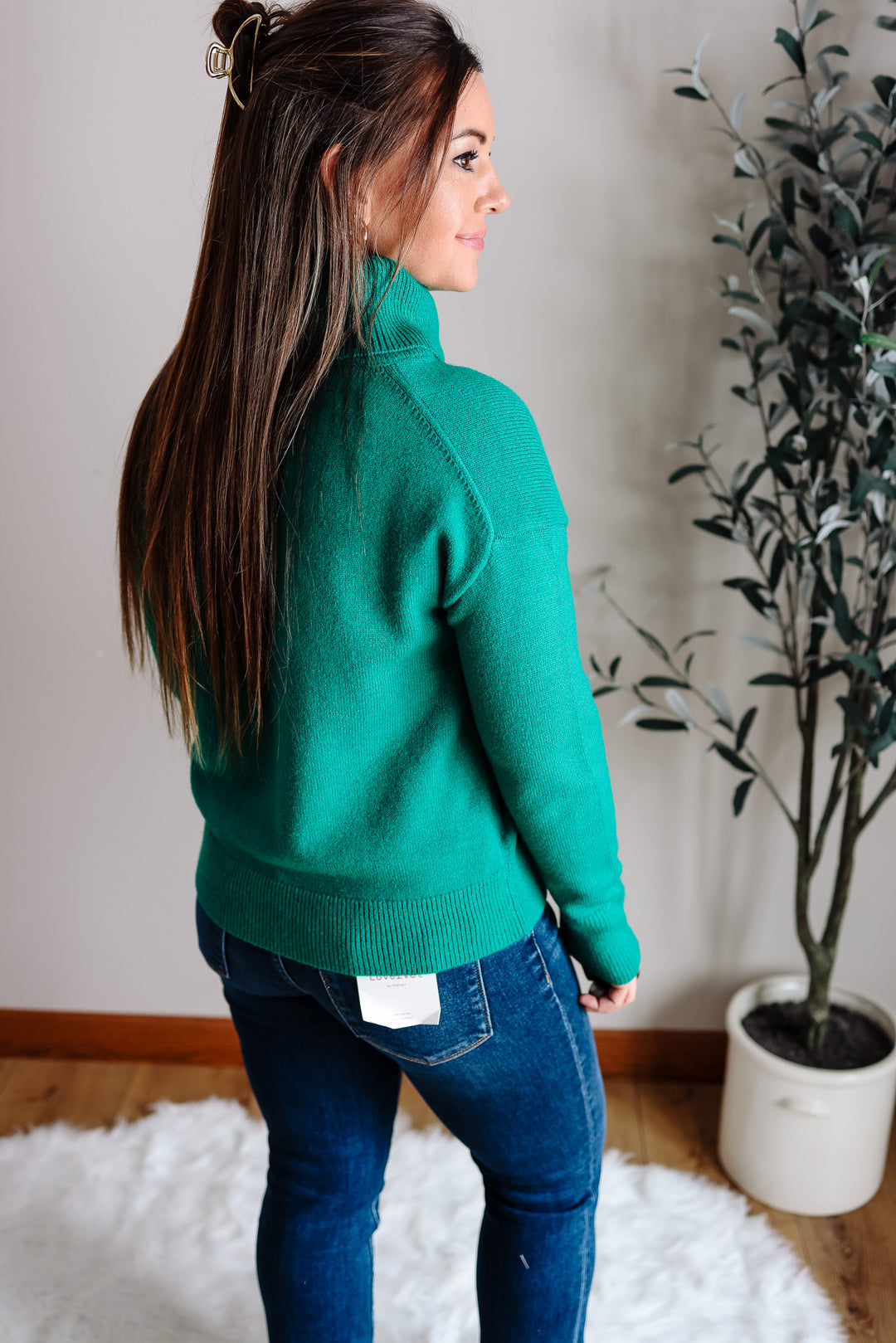 Marlow Turtleneck Sweater - Jade