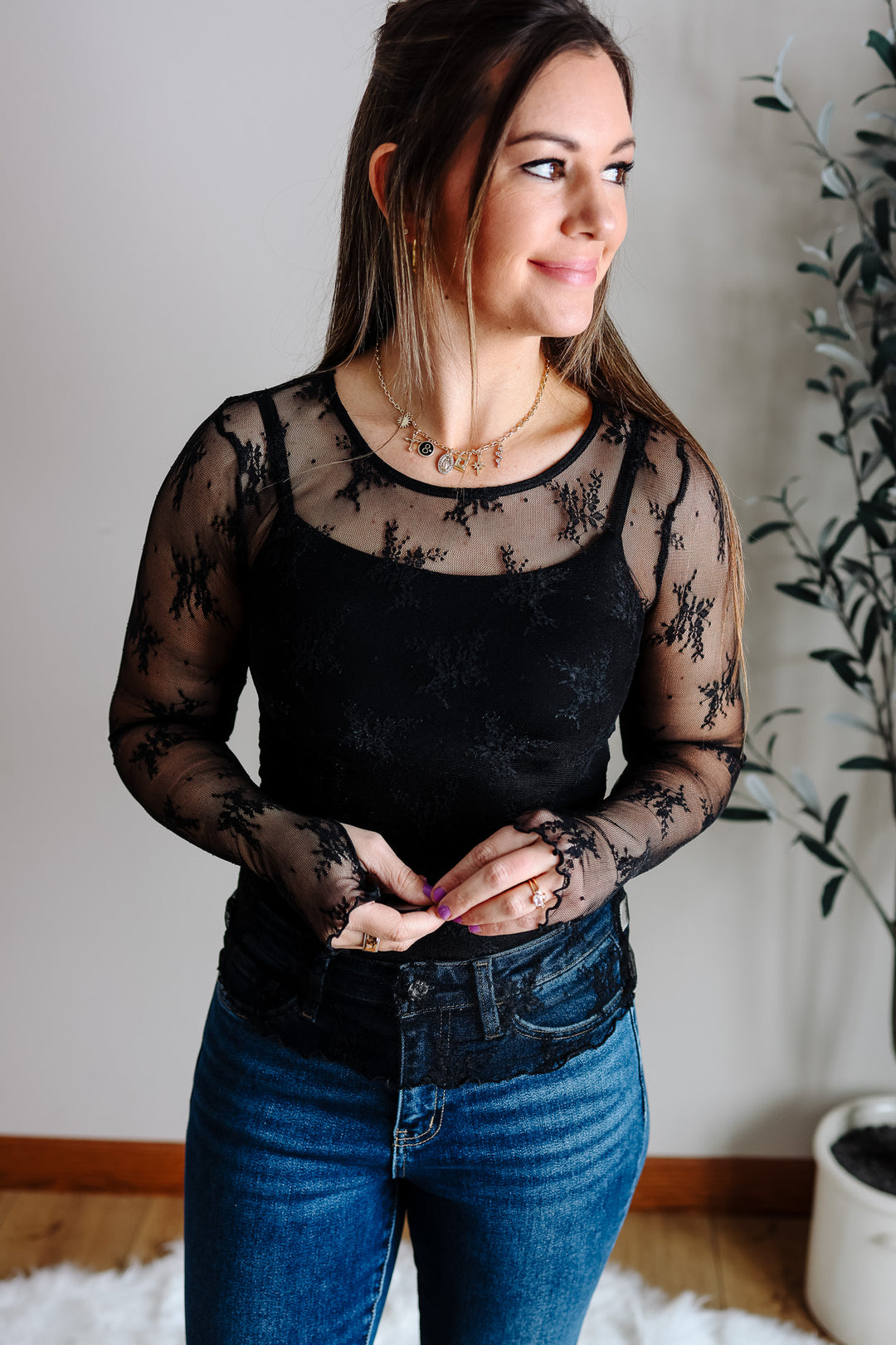 Rogue Lace Top - Black