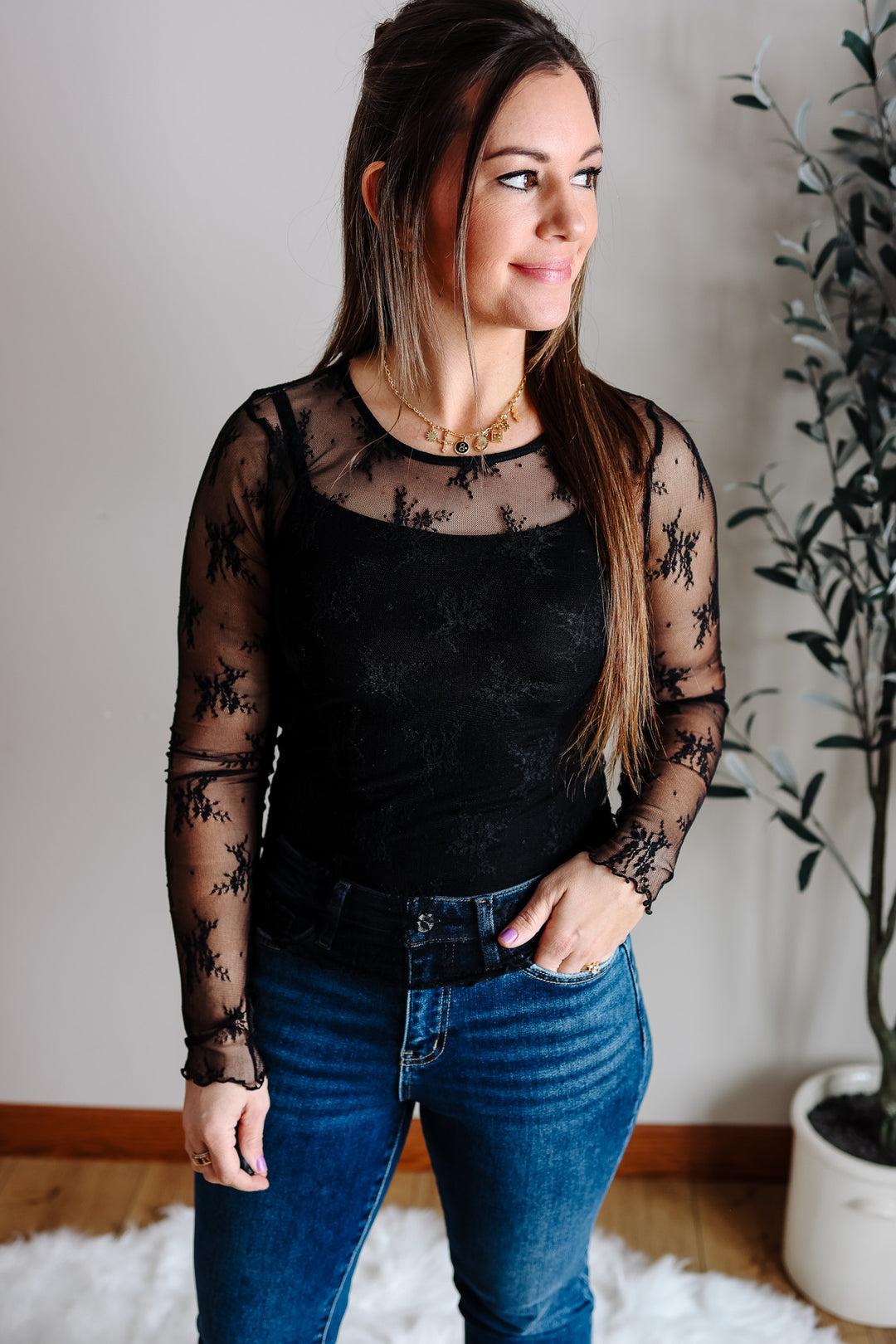 Rogue Lace Top - Black