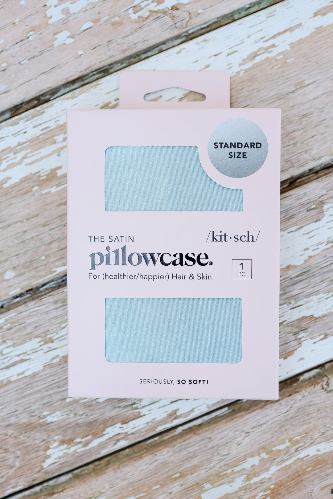 Standard Satin Pillowcase - Haze Blue