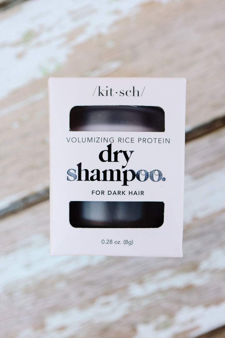 Volumizing Rice Protein Dry Shampoo - Dark Tinted Powder