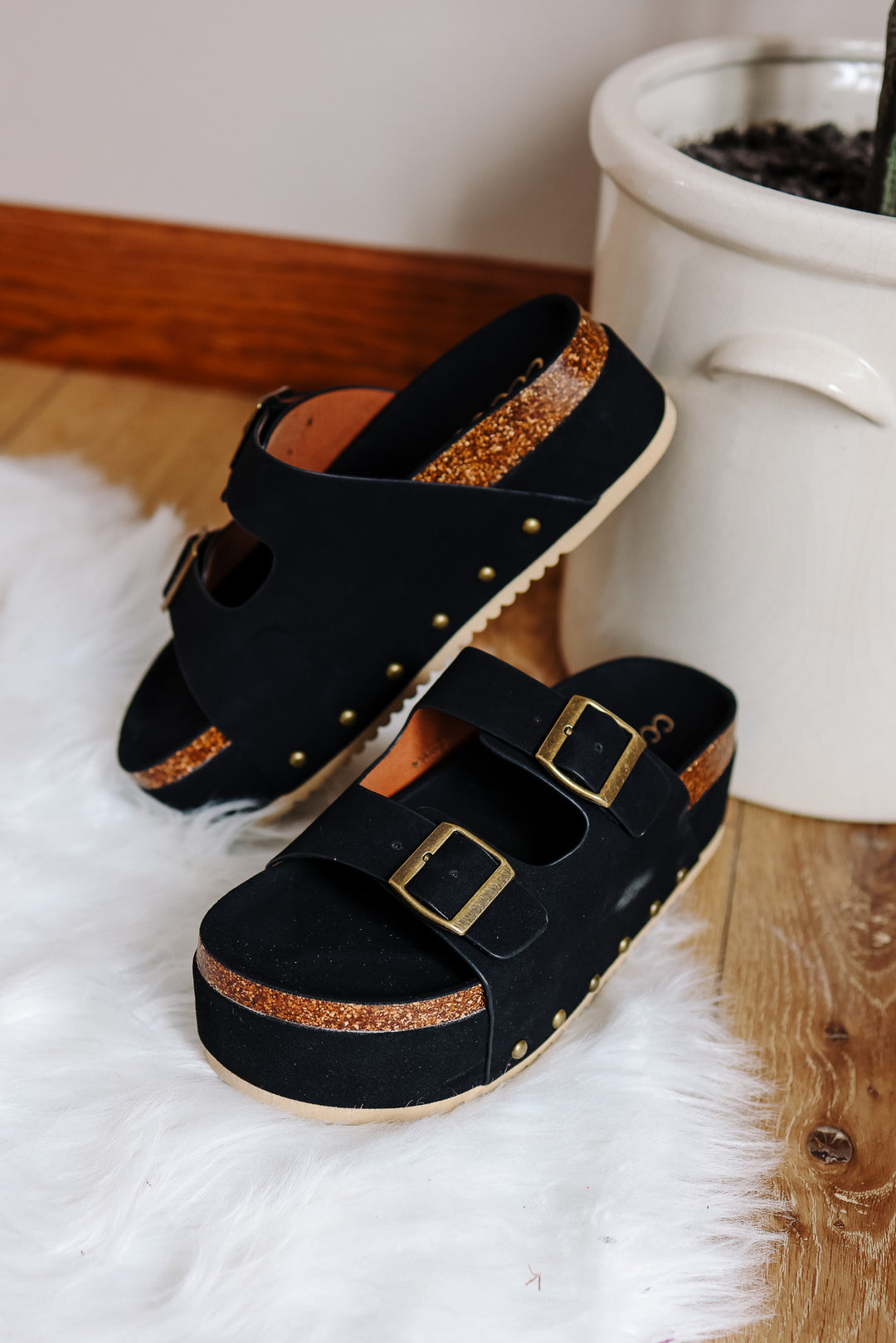 Maddie Double Buckle Platform Sandal