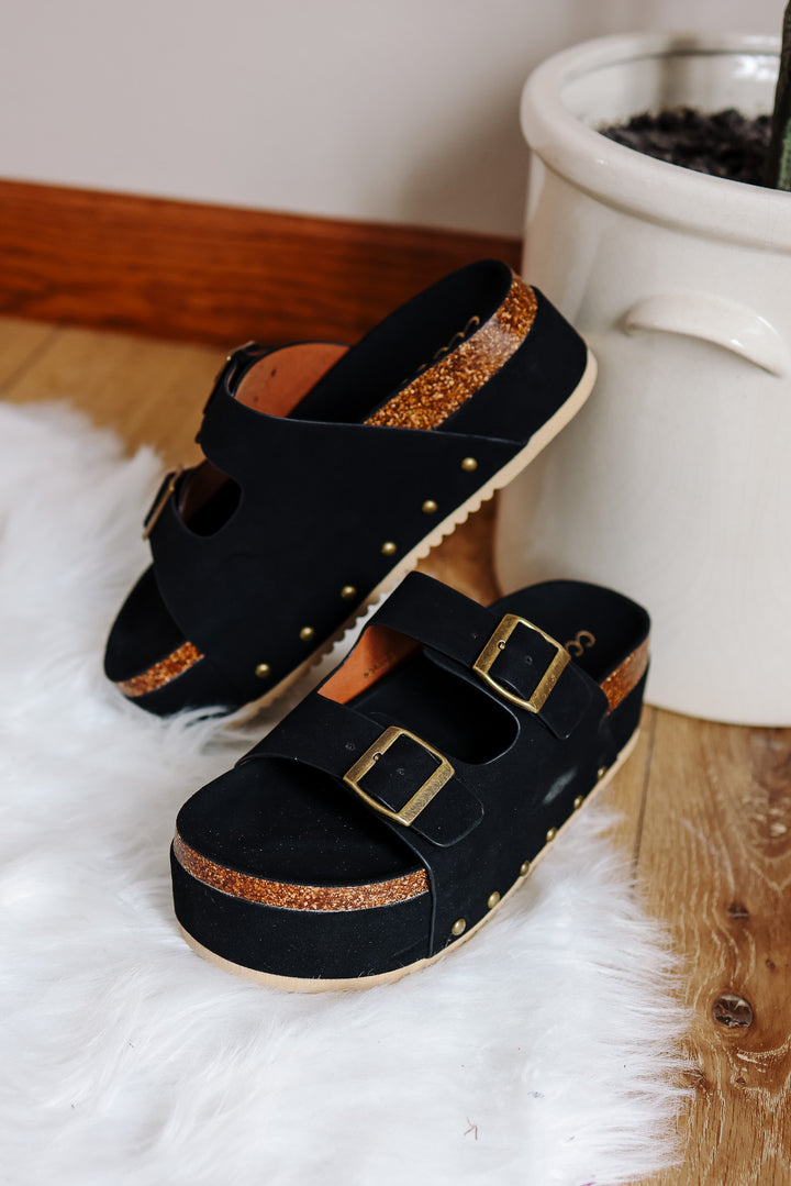 Maddie Double Buckle Platform Sandal