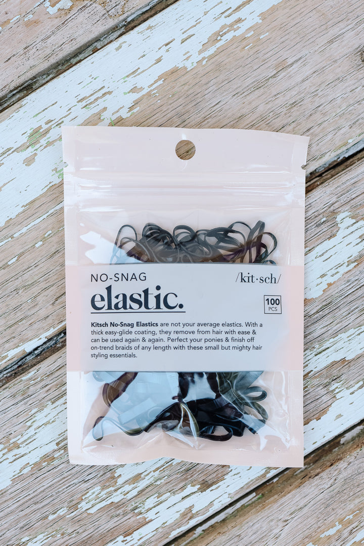 No-Snag Elastic 100pc - Black