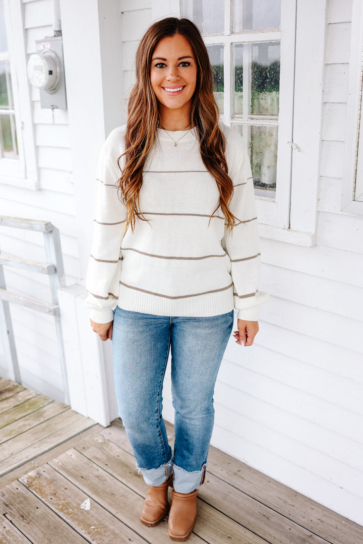 Brielle Striped Sweater