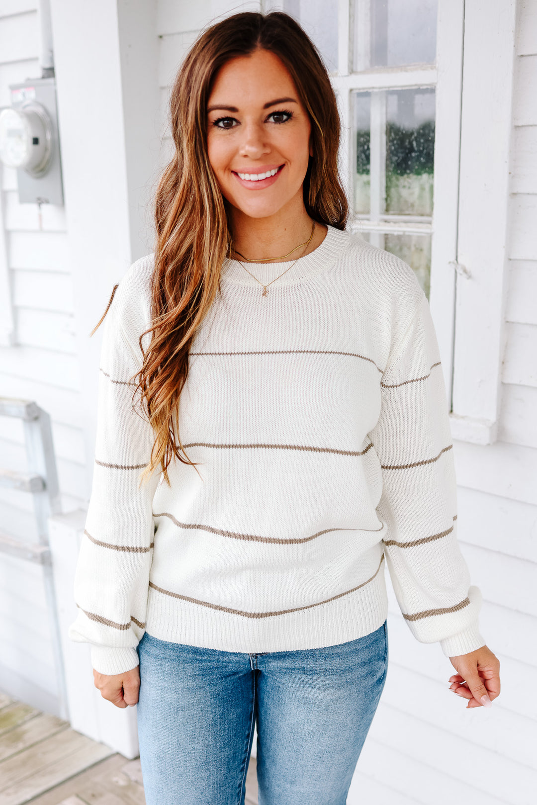 Brielle Striped Sweater