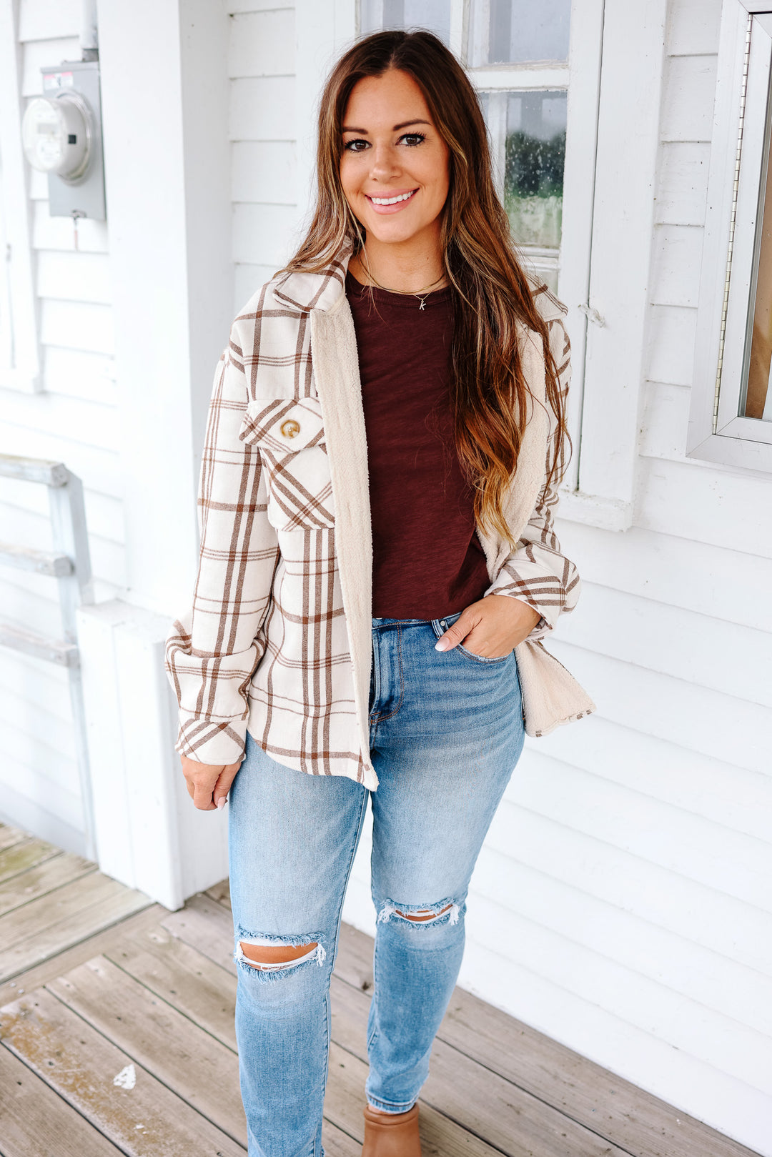 Remi Plaid Jacket