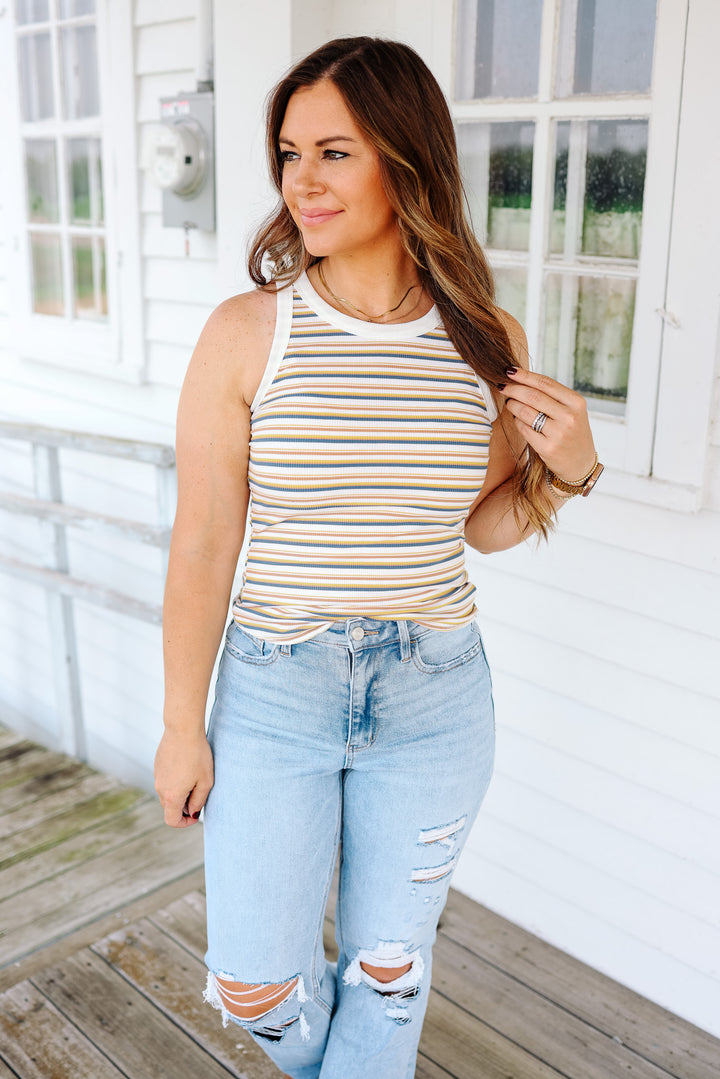 Ruby Striped Tank Top