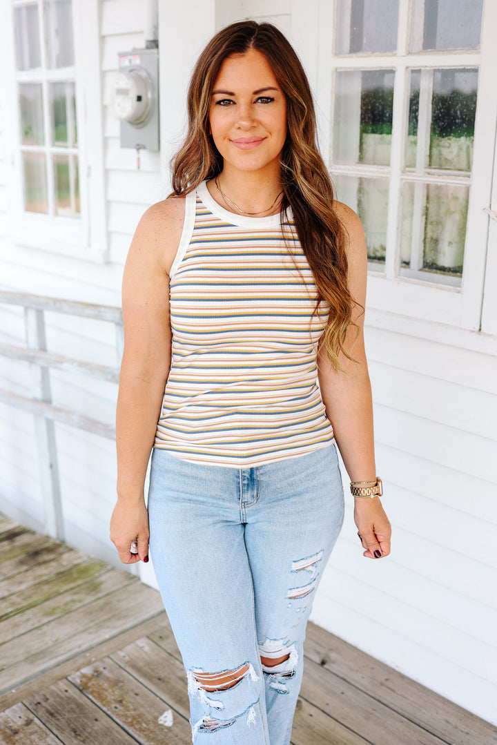 Ruby Striped Tank Top