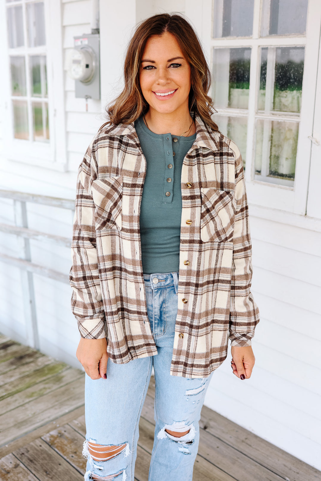 Amelia Plaid Shacket