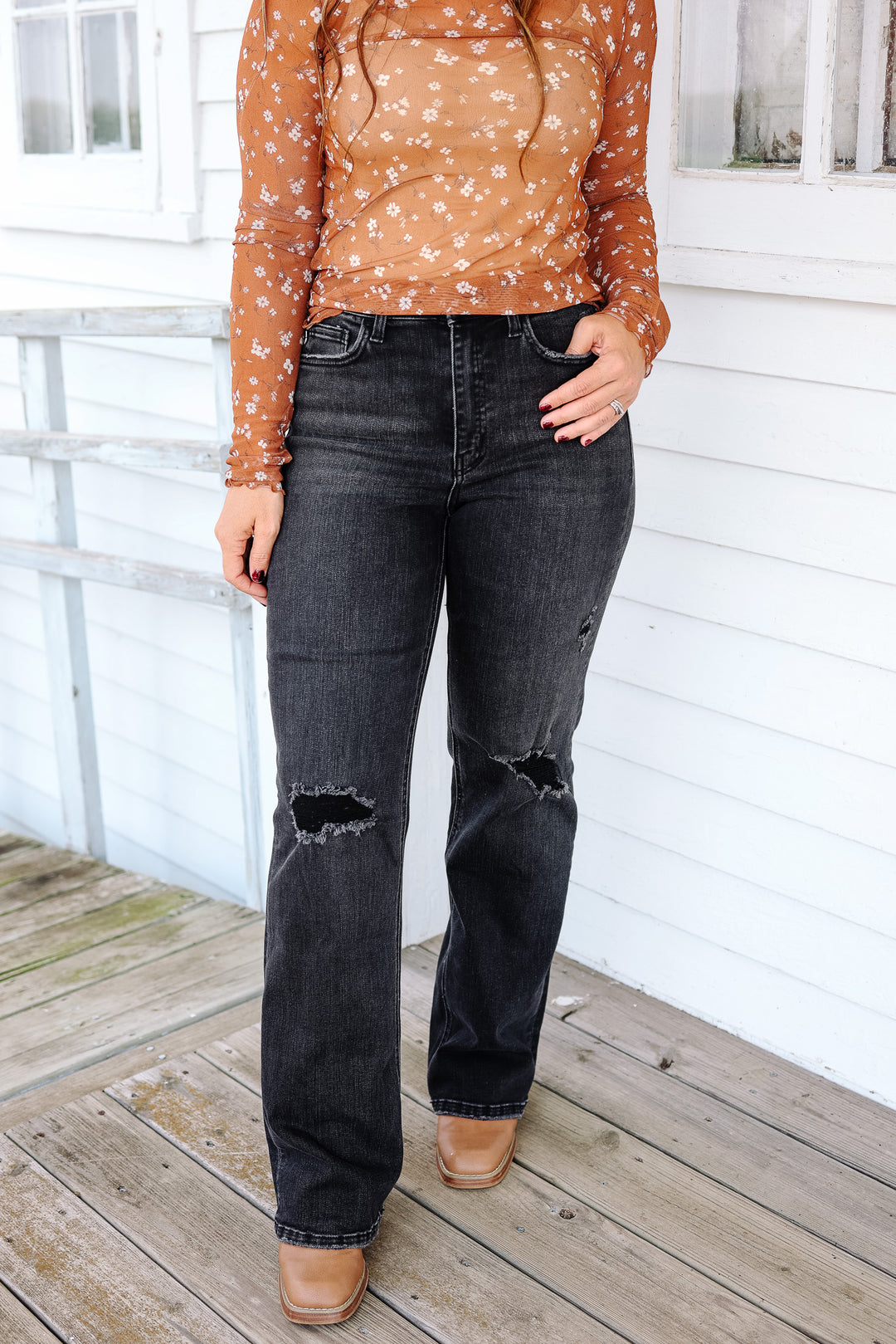 VERVET: Rowan High Rise 90's Vintage Flare Jeans