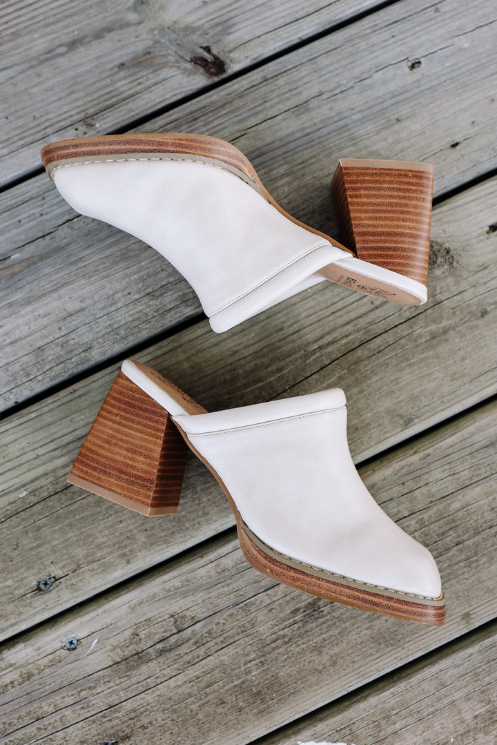 Francesca Heeled Mule - Sand