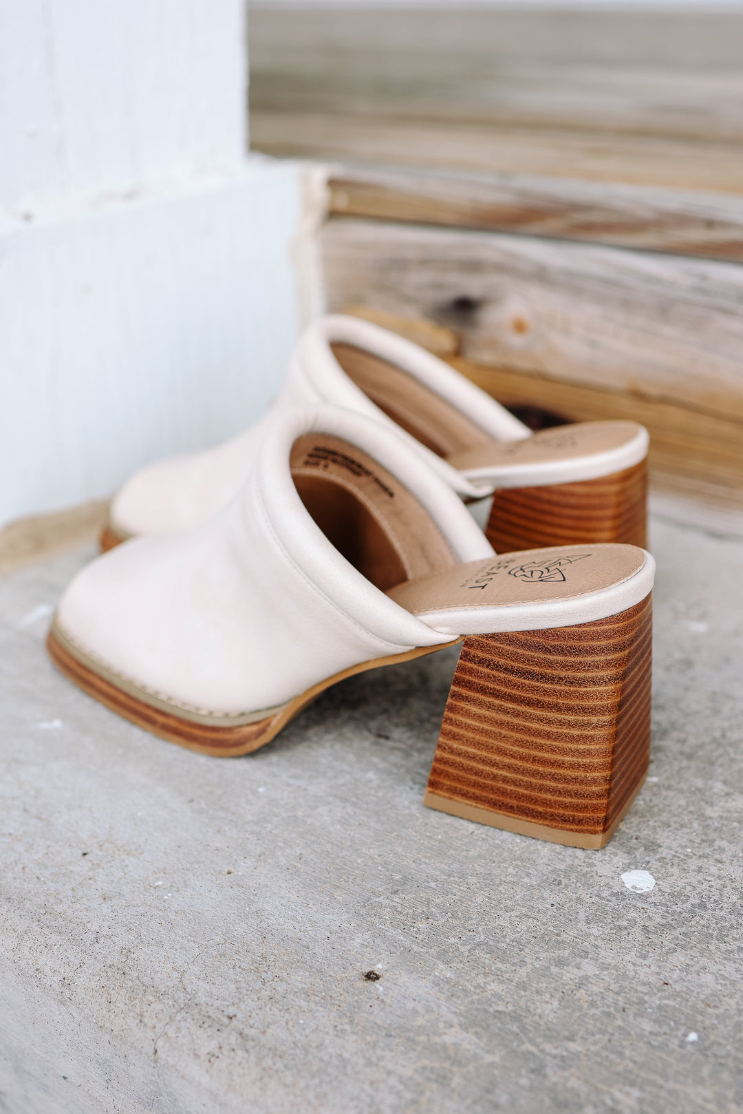 Francesca Heeled Mule - Sand