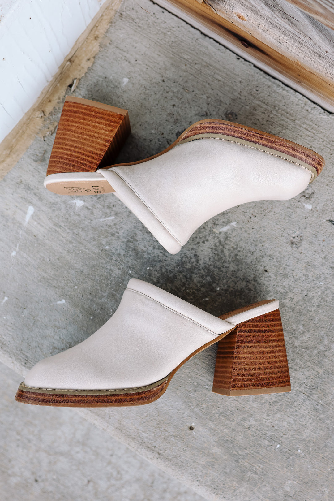 Francesca Heeled Mule - Sand