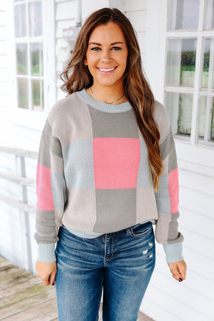 Camryn Checkered Sweater