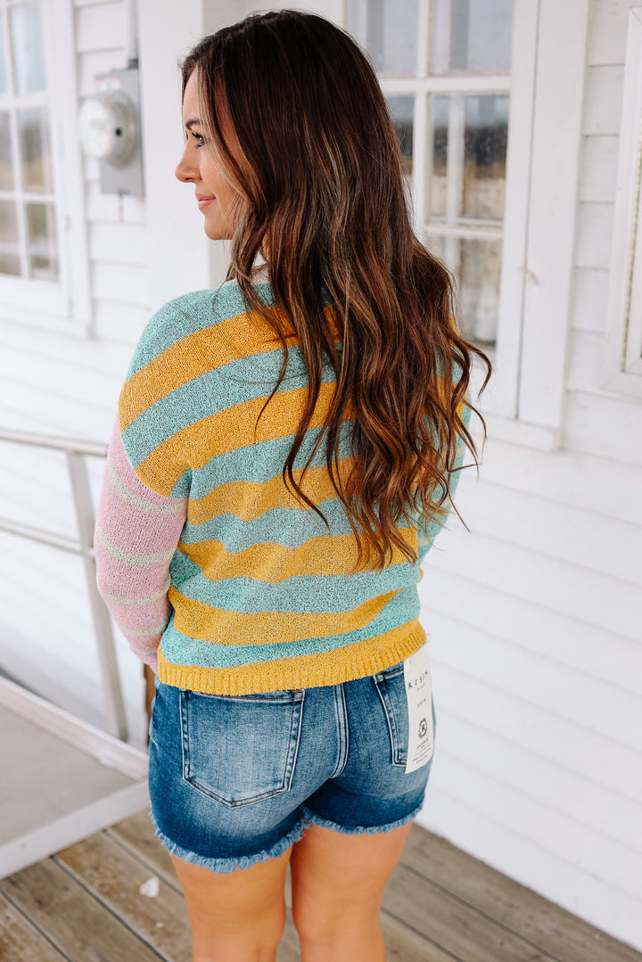 Kyra Colorblock Stripe Sweater