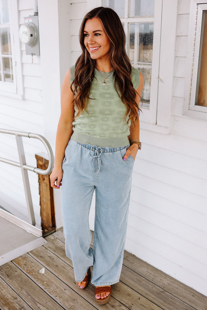 Taryn Wide Leg Tencel Jeans