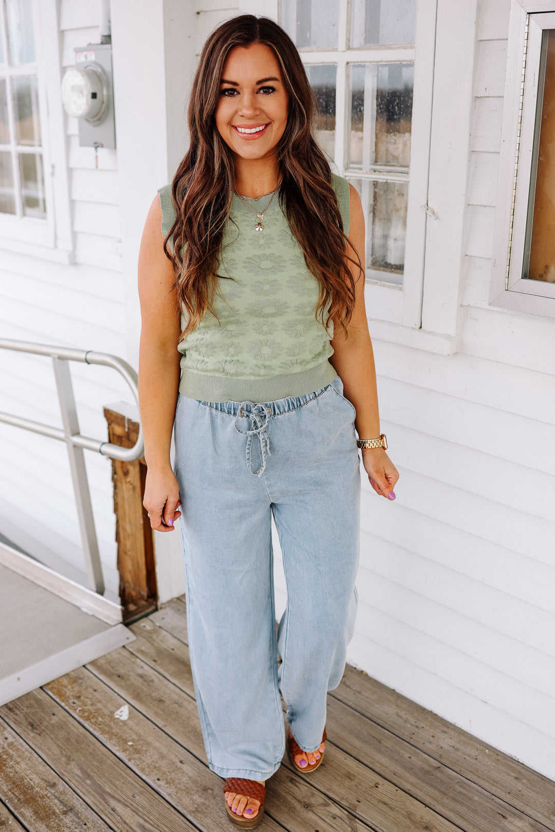 Taryn Wide Leg Tencel Jeans