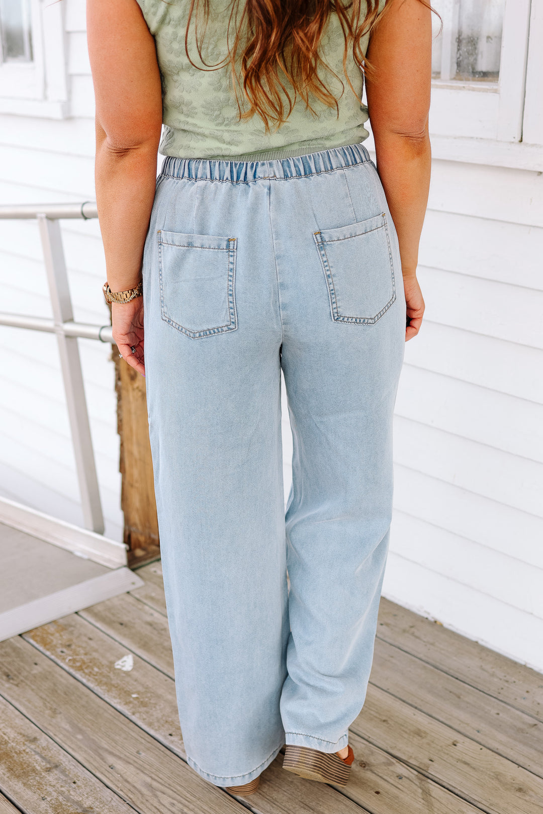 Taryn Wide Leg Tencel Jeans