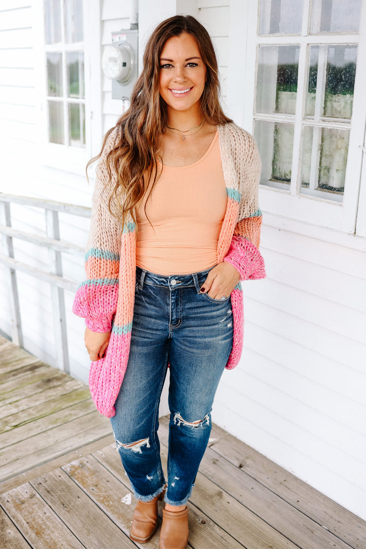 Harper Multi-Color Striped Cardigan