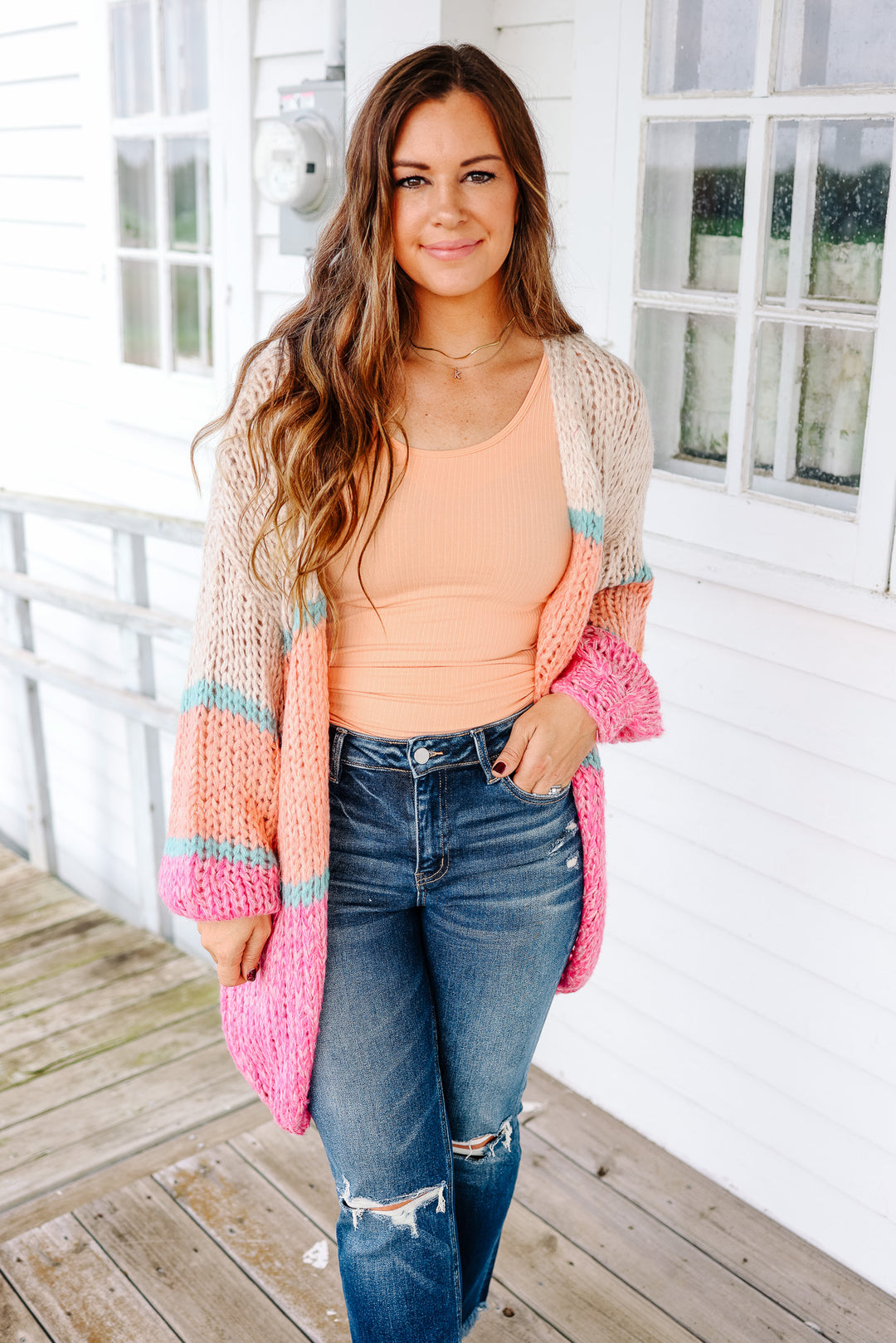 Harper Multi-Color Striped Cardigan