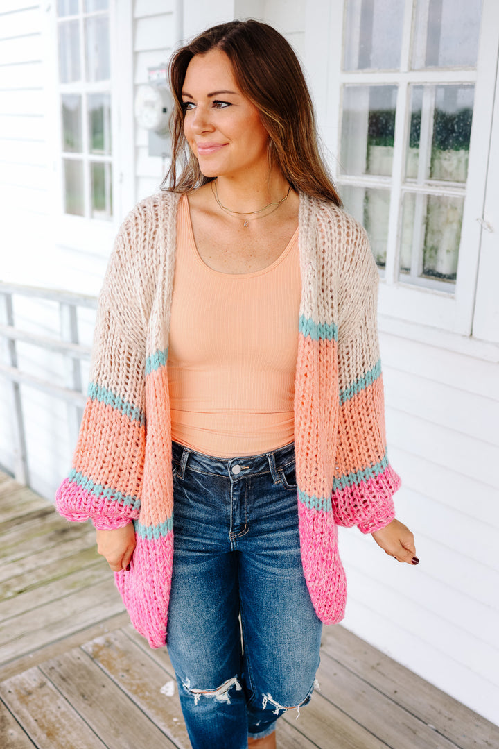 Harper Multi-Color Striped Cardigan